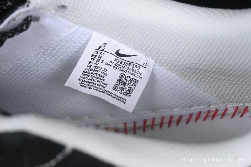 Nike Air Force 1 '07 Low Stussy Collaboration Grey Blue Black Leather Low-Top Casual Sneakers - XZ6188-199