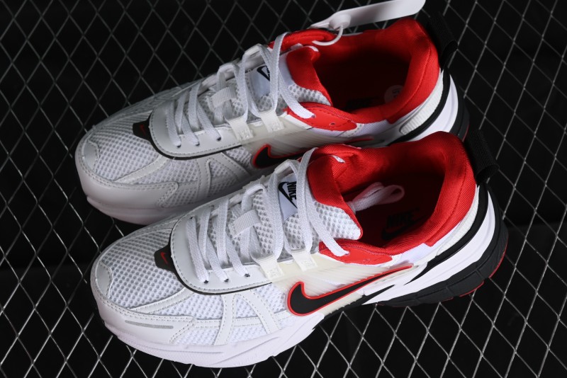 Nike Runtekk V2K Retro Low-Top Running Shoes with Cushlon Midsole and Distressed Effect - HF0120-100