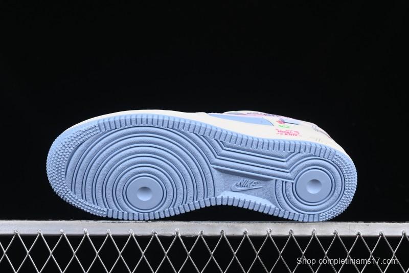 Nike Air Force 1 '07 Low Hello Kitty Comic Series Custom Low-Top Sneakers - DB3301-222