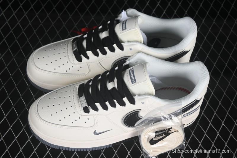 Nike Air Force 1 '07 Low Supreme Collaboration Two-Tone Beige Low-Top Casual Sneakers - XZ6188-362