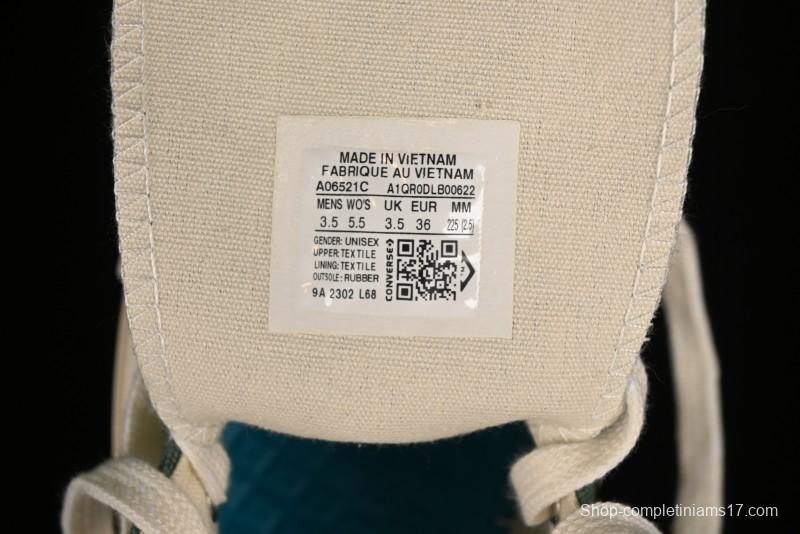 Converse Chuck 1970s High Top Casual Canvas Sneakers in Pine Green - A06521C