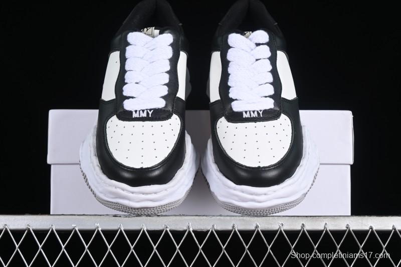 MMY Wayne Original Sole Leather Low Sneaker with Deconstructed Ice Cream Sole - W.E5