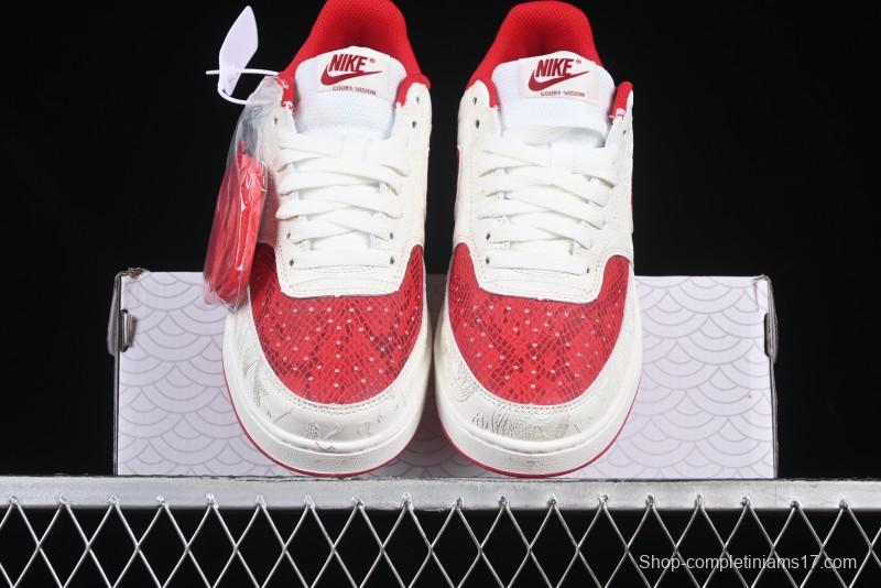 Nike Court Vision Lo 2025 Year of the Snake Theme Campus Casual Sneakers - CD5463-100