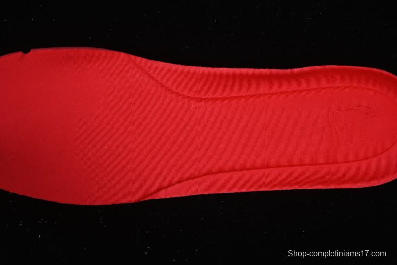 Christian Louboutin Funnyto Flat French Luxury Brand Green Color Block Low Top Sneakers - X.D4