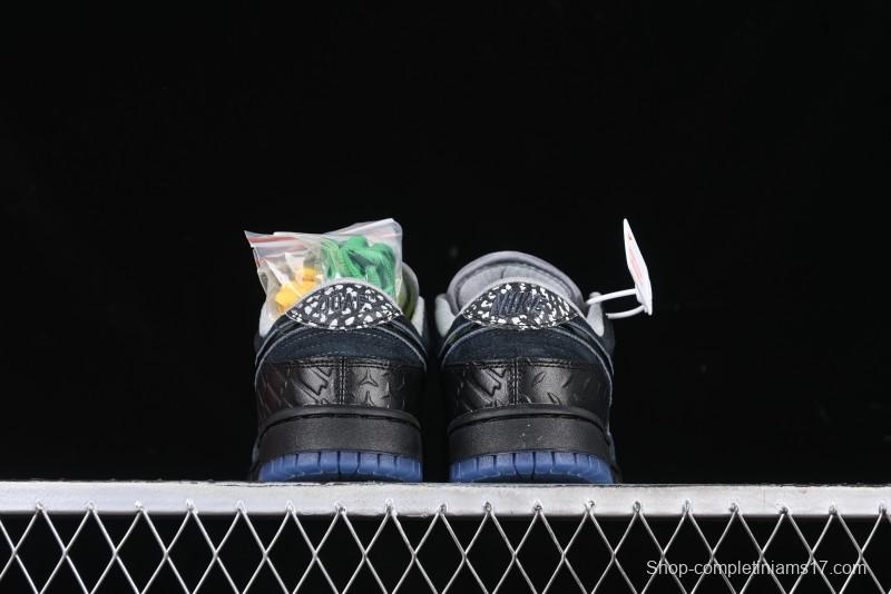 Nike Division Street Dunk Low "Oregon Black" Hidden Colorway Low-Top Casual Sneakers - HV1470-001
