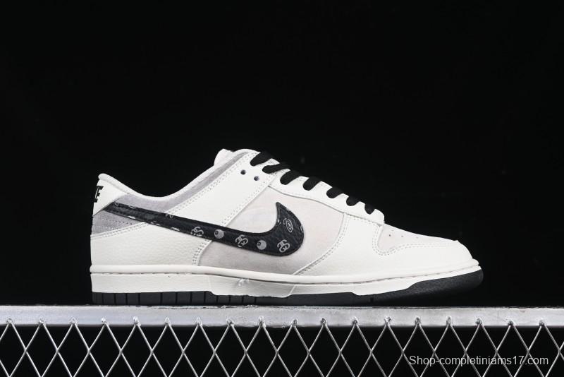 Nike SB Dunk Low Stussy Anniversary Custom Low-Top Casual Skate Shoes - DJ2024-055