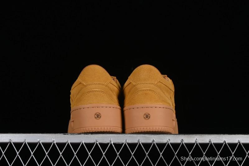 SMFK Comfortable Chunky Sole White Sneakers - T.D4