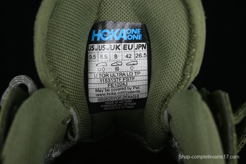 HOKA ONE ONE Tor Ultra Low Round Toe Cushioned Durable Low-Cut Hiking Shoes - 1153137F FSTF