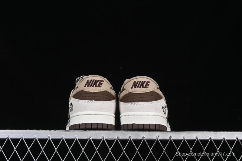 Nike SB Dunk Low The North Face x Supreme Collaboration Anniversary Edition High-End Custom Low-Top Casual Sneakers - DJ2024-056