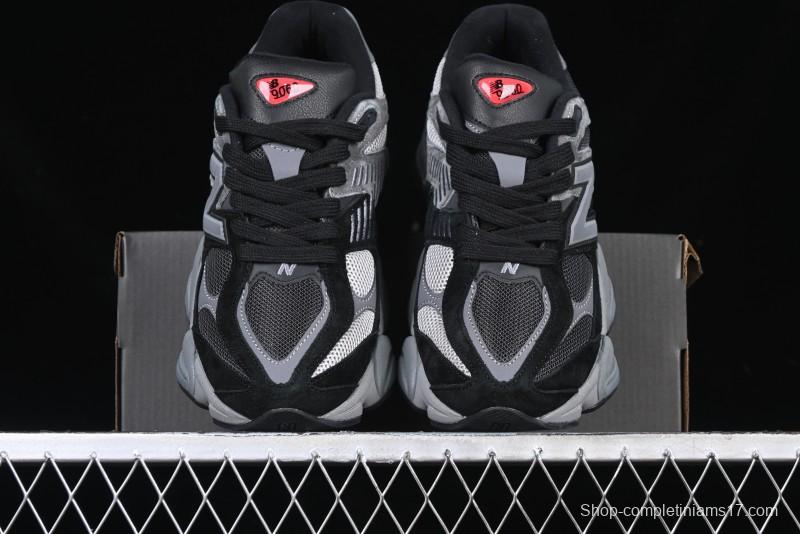 New Balance 9060 Retro Casual Running Shoes with ABZORB Cushioning Technology - U9060BLK
