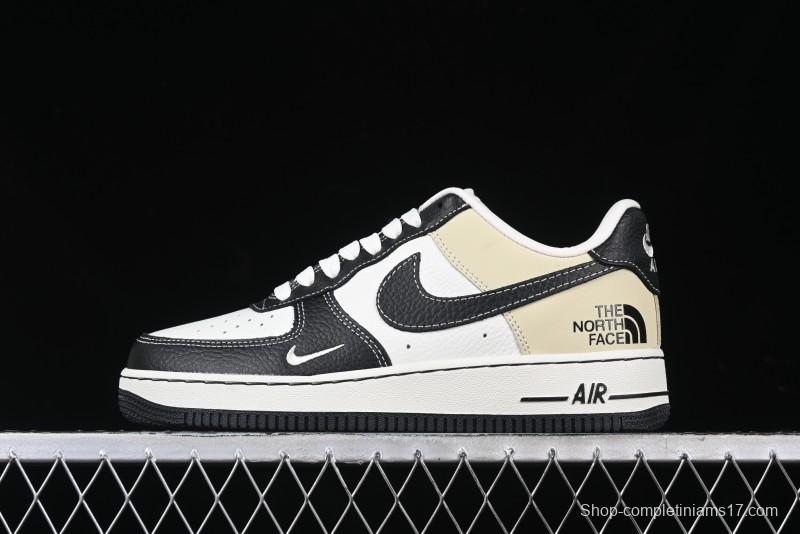 Nike Air Force 1 '07 Low The North Face Collaboration - Black Leather Low-Top Casual Sneakers - CH6336-513