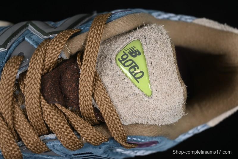 New Balance 9060 Retro Casual Running Sneakers with ABZORB Cushioning Technology - U9060BD1