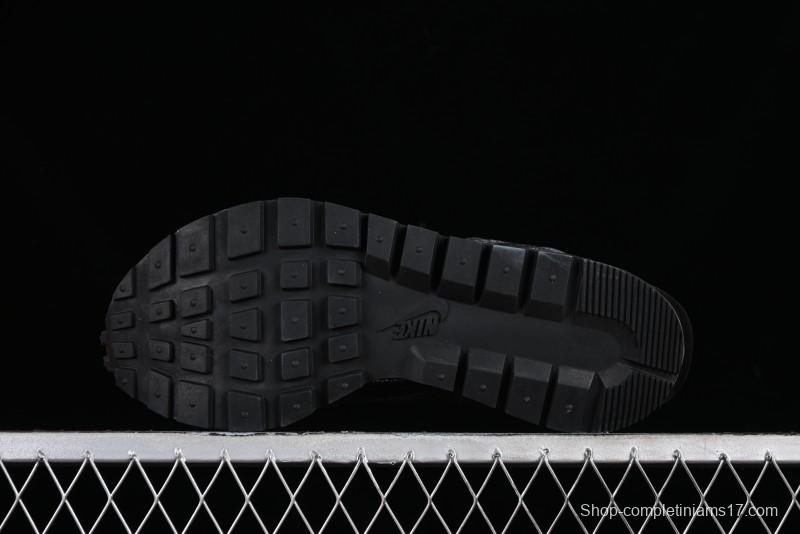 Nike Sacai VaporWaffle 3.0 Deconstructed Sneakers with Overlapping Swoosh and Double Tongue - CV1363-105