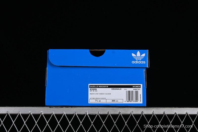 Adidas Originals Gazelle Indoor Retro Casual Slip-Resistant Wear-Resistant Low-Top Sneakers - IE2959