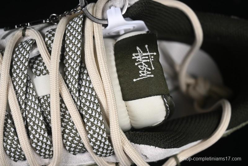 Nike Air Force 1 '07 Low Stussy Collaboration Camo Swoosh Drawstring Casual Sneakers - DM6688-014