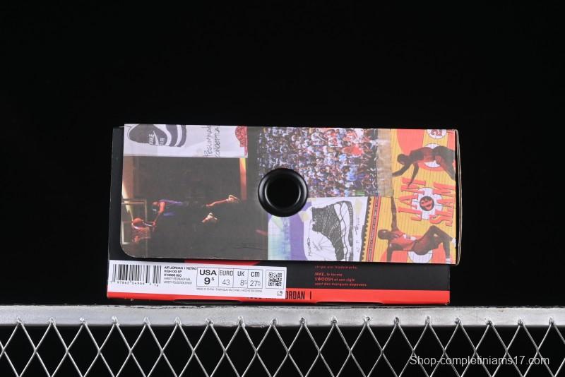 Nike Union x Air Jordan 1 Retro High Basketball Shoes Shadow Chicago - HV8563-600