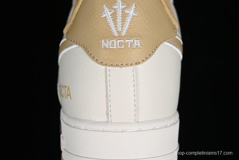 Nike Nocta x Nike Air Force 1 '07 Low Casual Sneakers with Reflective Details and Full-Length Air Cushion - NO0224-028