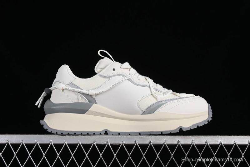 New York Yankees Chunky Runner Basic Lace-Up Lightweight Casual Sneakers - 3ASHCRR3N43WHS