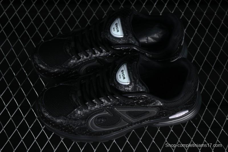 Dior B30 Sneakers with Reflective CD30 Logo and Lightweight Rubber Sole - CD30