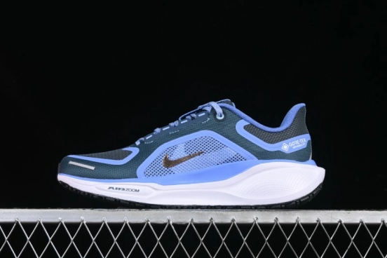 Nike Air Zoom Pegasus 41 GTX Waterproof Lightweight Running Shoes with Breathable Mesh Upper - FQ1357-400