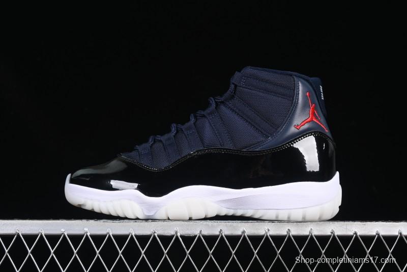 Nike Air Jordan 11 Retro High Navy Blue Basketball Shoes - CT8012-406