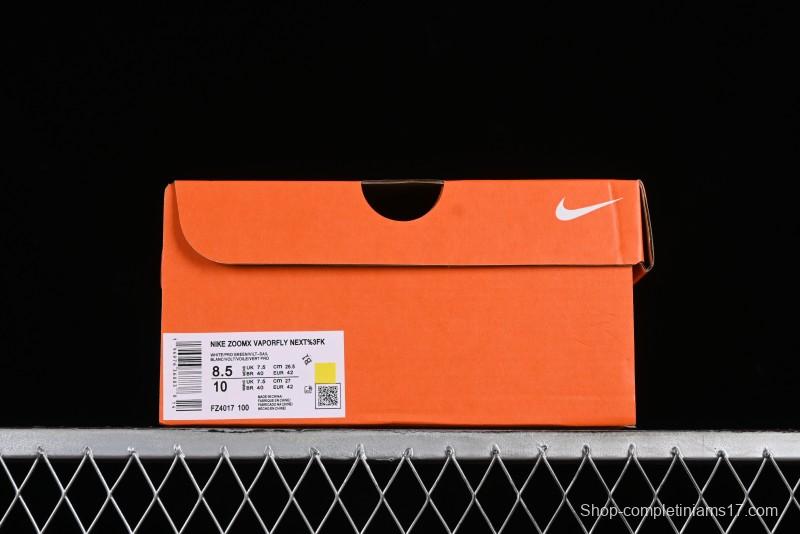 Nike ZoomX Vaporfly NEXT% 3 Marathon Series Foam Ultra-Lightweight Cushioned Running Shoes - FZ4017-100