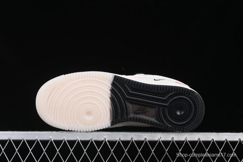 Nike Air Force 1 '07 Low Supreme Collaboration Casual Sneakers with Dual-Color Sole - XZ6188-017