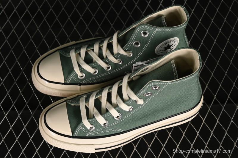 Converse Chuck 1970s High Top Casual Canvas Sneakers in Pine Green - A06521C
