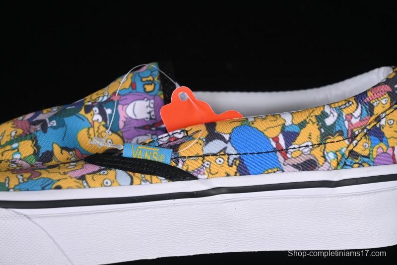 Vans Slip-on Pro Simpson Family All Over Print Low Top Skate Shoes - VN0A3WMD1TJ