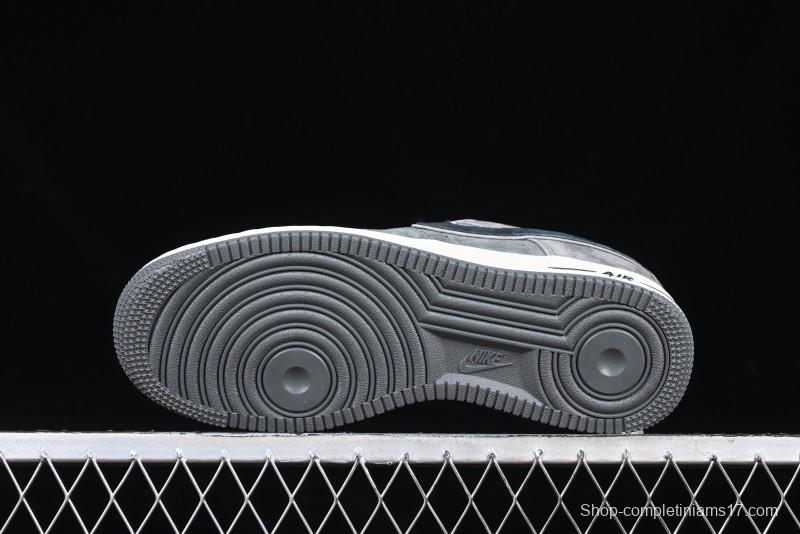 Nike Air Force 1'07 Low "Black Eight" Custom Casual Sneakers for Autumn Winter - YD2425-808