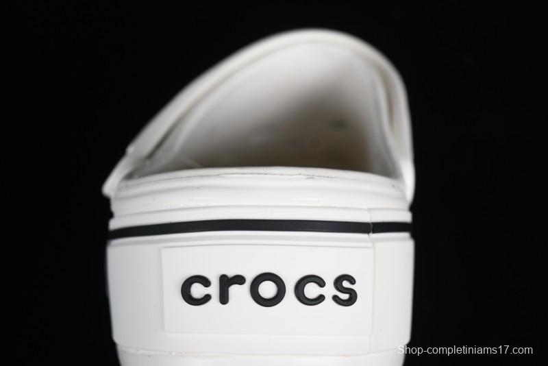 Crocs Crocband Platform Rainbow Comfortable Thick-Soled Clogs - B.D4