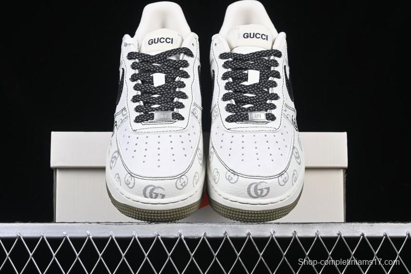 Nike Air Force 1 '07 Low Gucci Collaboration Classic Pattern Low-Top Casual Sneakers - CH6336-516