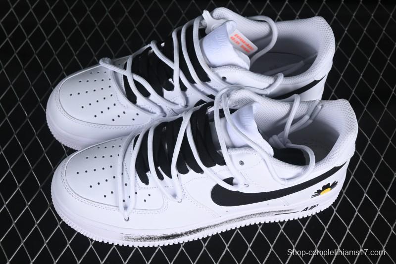 Nike Air Force 1'07 Low Custom 2D Daisy Graffiti Hand-Painted Casual Sneakers - CK0316-060