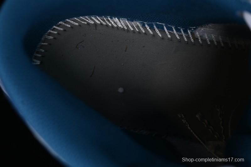 Nike Air Jordan 1 Mid Industrial Blue Basketball Shoes with Air Cushion - FN5215-141