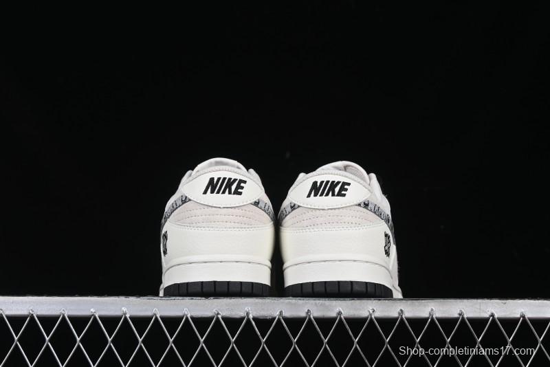 Nike SB Dunk Low UN Collaboration Anniversary Custom Sneakers with Black Swoosh - DJ2024-068