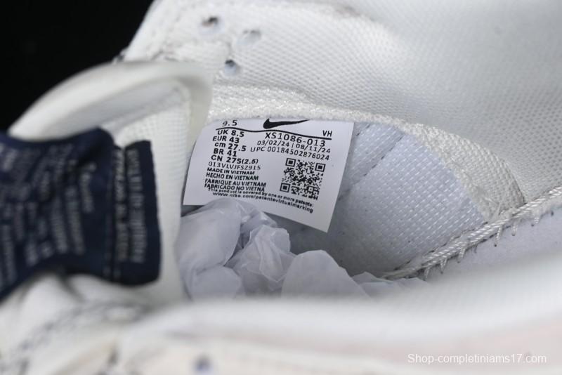 Nike SB Dunk Low Stussy Collaboration Black Blue Suede Anniversary Custom Low-Top Casual Skate Shoes - XS1086-013