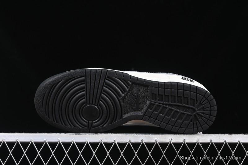 Nike SB Dunk Low UN Collaboration Anniversary Custom Sneakers with Black Swoosh - DJ2024-068
