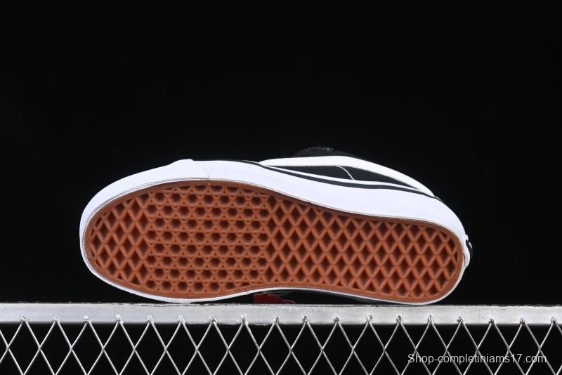 Vans HommeGirls x Vans Sk8-Mid Fashion Casual Mid-Top Canvas Sneakers with Bold Side Stripes - VN000NBNCJK