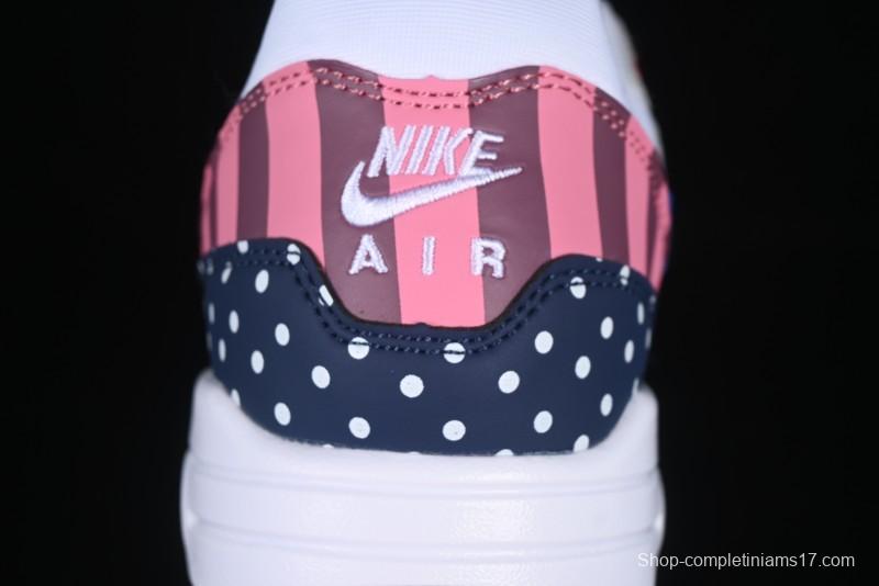 Nike Air Max 1 Retro Running Shoes with Half-Sole Air Cushion - AT3057-100