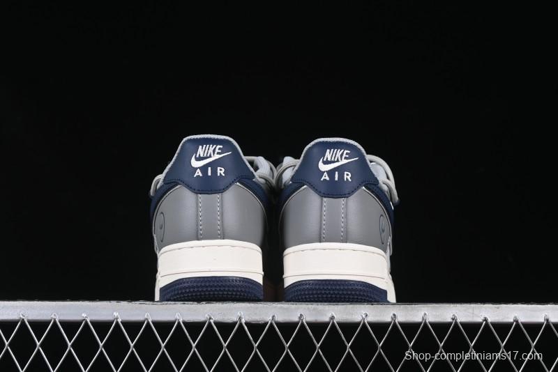 Nike Air Force 1 '07 Low Lightning Collaboration Cement Grey Drawstring Casual Sneakers - SJ1198-111