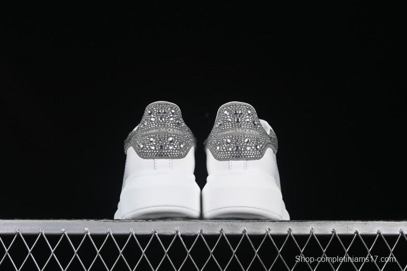 Alexander McQueen Oversized Sneakers with White Rhinestones - D.E5