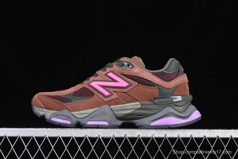 New Balance 9060 Retro Casual Running Shoes with ABZORB Cushioning Technology - U9060BUR