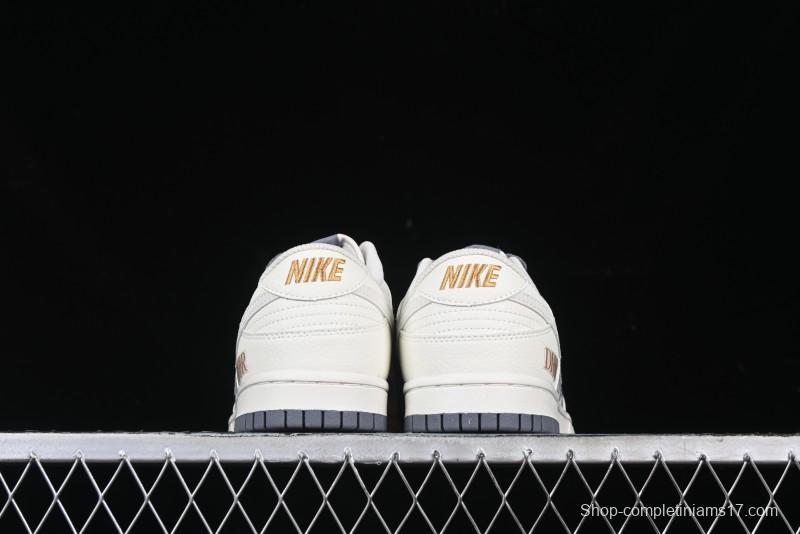 Nike SB Dunk Low Dior x Stone Island Triple Collaboration - Anniversary High-End Custom Low-Top Casual Sneakers - DM6868-043