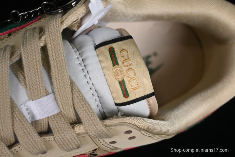 Nike SB Dunk Low Gucci Collaboration - Anniversary High-End Customized Low-Top Casual Sneakers - DQ1098-357