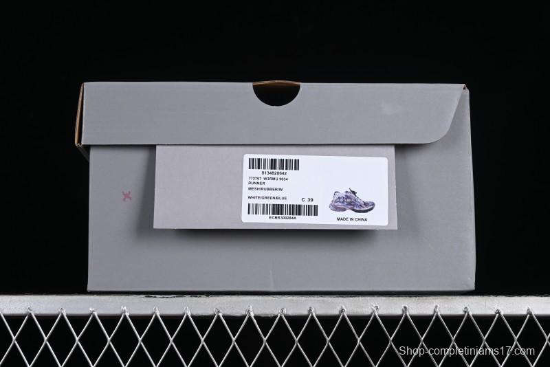 Balenciaga Runner Kith Four Color Retro Casual Shoes - W3RMU9034
