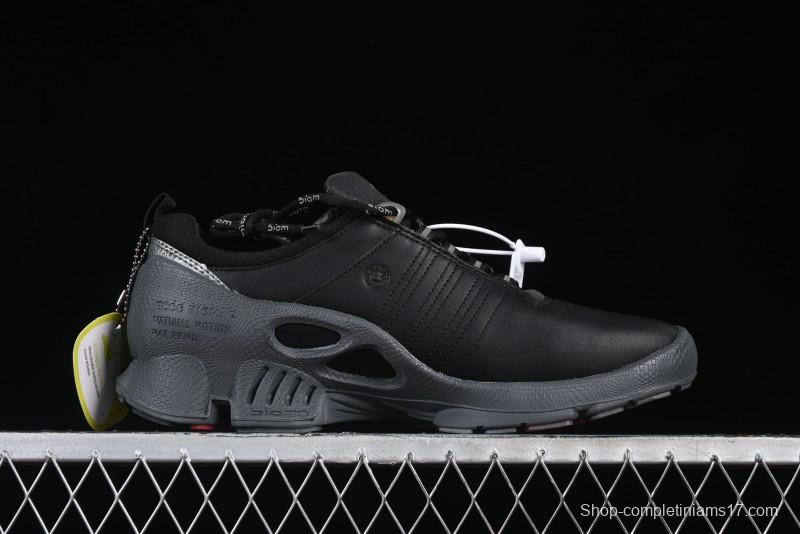 ECCO BIOM C Classic Genuine Leather Breathable Slip-Resistant Running Shoes - 09150451707