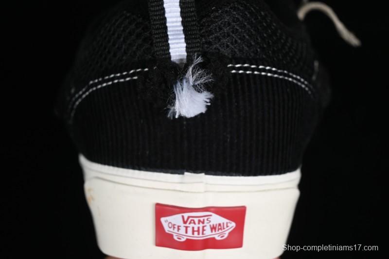 Vans Knu Skool Dragon Whisker Black Blue Slip-Resistant Cushioned Casual Low-Top Sneakers - VN0AUAK335