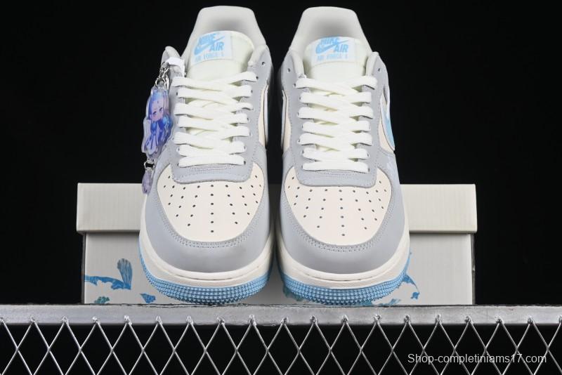 Nike Air Force 1'07 Low Nezha Collaboration Magic Ball Spirit Pearl Casual Sneakers - DF0188-047