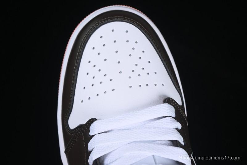 Nike Air Jordan 1 Low AJ1 Mocha Pink Casual Lifestyle Sneakers - DC0774-182