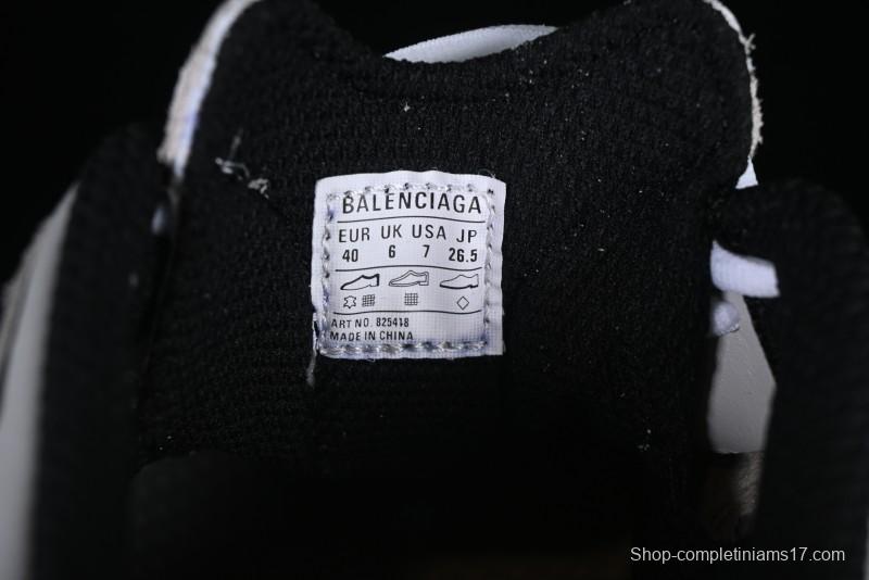 Balenciaga Monday Calf Leather Round Toe Lace-Up Low-Top Casual Shoes - WDWTS1971